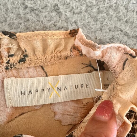 Happy x Nature Dress Smocked Floral By Kate Hudson Blush Pink - Picture 14 of 16